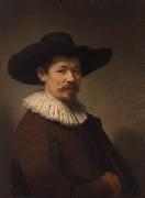 REMBRANDT Harmenszoon van Rijn, Portrait of Herman Doomer (mk33)